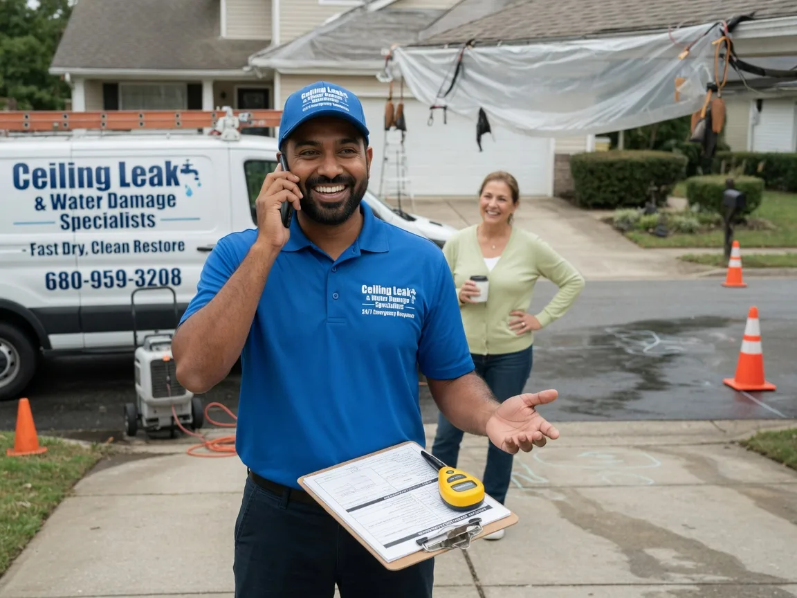 Ceiling Leak Cleanup Howardsville, VA FAQs
